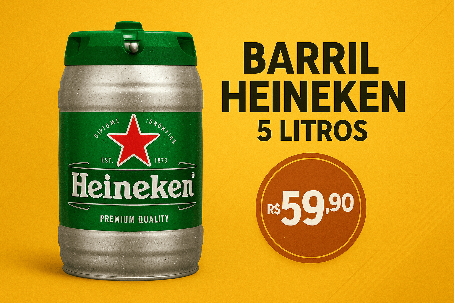 Barril Heineken 